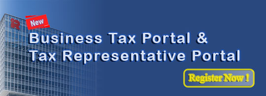 Business Tax Portal & Tax Representative Portal